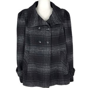 COPY - Zara Plaid Wool Double Breasted Coat